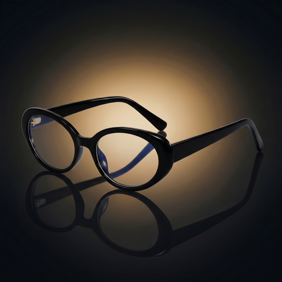 Blue Light Blocking Glasses NZ | Retro Oval | ELUMA